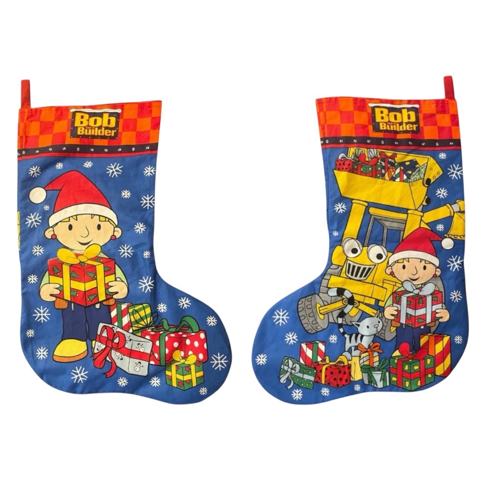 Vintage Bob The Builder Christmas Stocking